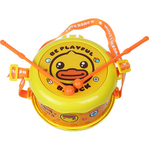 
B.Duck little yellow duck hand-pattering drums children's toys baby paddling drums and beating music early education puzzle percussion instrument