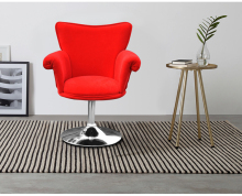 Скандинавский красный грим кресло в прямом эфире офисное кресло для отдыха кресло для студентов дома вращающийся подъемный стул косметика маникюрный стул