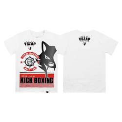 VSZAP Fighting Kick Boxing Casual Fighting Training Short Sleeve MMA Sports Elastic Cotton UFC Fitness T-shirt Muay Thai Clothes