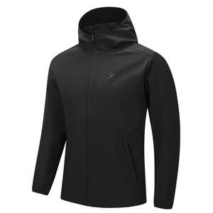 KELME Karl Meiyingshark Sports Wind Clothes Soft Shell Jacket Men's Wind Windproof Waterproof Hooded Velvet Jacket Charge