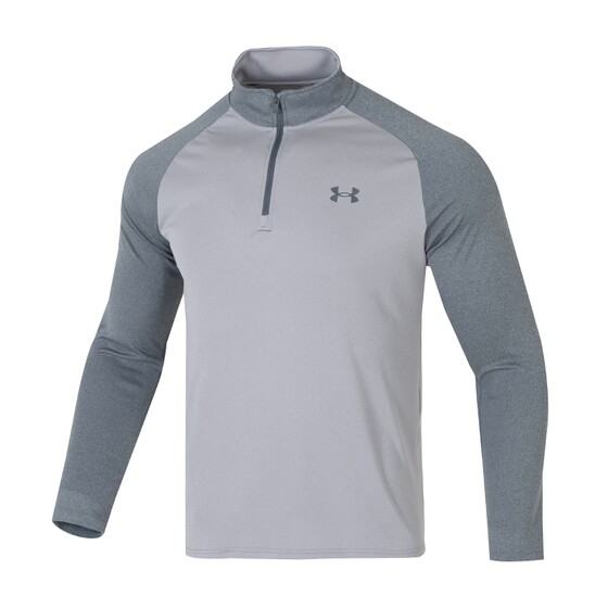 
UA Under Armour Quick Dry Clothes Half Zipper Long Sleeve T-shirt Men's New Fitness Training Clothes Running Sportswear Top