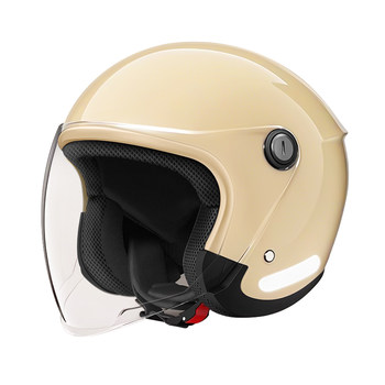 Large size helmet 3C certified electric battery car men's autumn and winter warm motorcycle half helmet four-season universal safety helmet for women