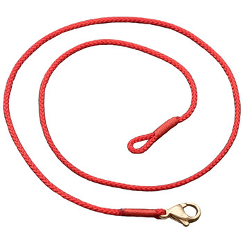 Pendant lanyard braided necklace rope women's red and black collarbone with rope sweater chain gold pendant jade pendant lanyard