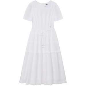 
TeenieWeenie Bear Women's 26 summer new cotton mulberry silk lace dress waist mid-length skirt