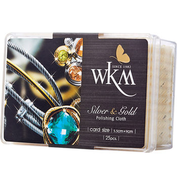 Original imported silver polishing cloth for polishing and brightening without damaging the surface