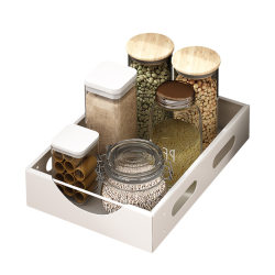 Tableware pull-out kitchen cabinet storage rack