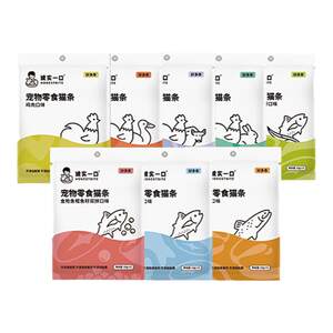 
Honest Snacks Cat Strips Adult Kitten Wet Food Fish Oil Chicken Duck Fish Rabbit Meat Wet Hair and Gums Nutrition