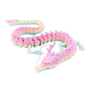 
3D printed dragon figure simulation dragon egg toy model joints movable color dragon toy 2026 popular Chinese dragon