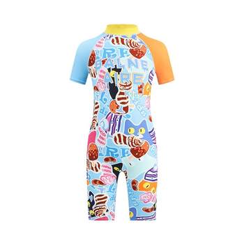 BE Van De'Ann Joint Children's Meow Star Civil Defense Swimsuit