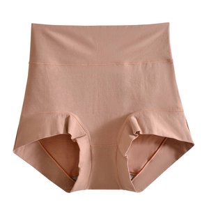 
Sichuan Mo pure cotton silkworm pupa antibacterial crotch high waist women's underwear boxers abdomen lifting buttocks large size 2025 new summer