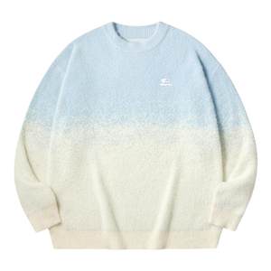 
PSO Brand Men's and Women's Faux Mink Gradient Knitted Sweater Lazy Women's Jacket Couple Sweater