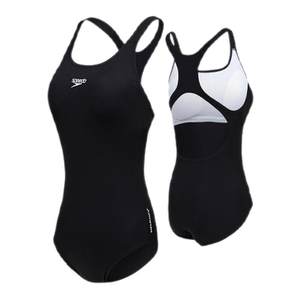 SPEEDO Sugao Conjunctive Triangle Swiming Women Fashion Slim Slim Professional Professional Racing Training Sports Swimsuit
