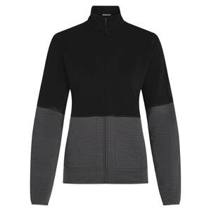 
icebreaker machine washable merino wool women's 400 Realfleece jacket for outdoor hiking