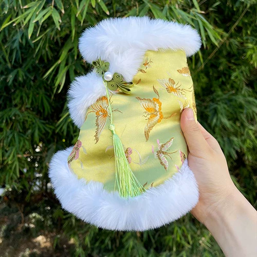 Ципао, удерживающий тепло пуховик, китайский стиль