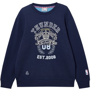 
Jack Jones NBA Joint Thunder 2025 New Men's Winter Sweatshirt Letter Printed Cotton Top
