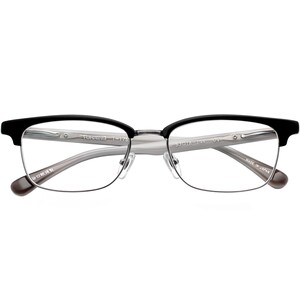 
Japan Taniguchi handmade glasses frame men's business big face ultra-light pure titanium eyebrow wire frame square glasses frame 175