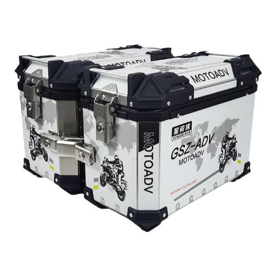 Star Rider Aluminum Alloy Three-Box Trunk for Suzuki DL250/GW250/DL150