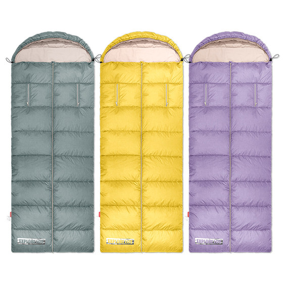 Stretching the cotton sleeping bag outdoor adult four seasons universal male adult camping single quilt to bring winter thickened cold prevention