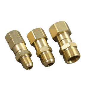 High pressure cleaning machine water gun tail water pipe anti winding universal rotary joint brass M14M18M22/5558