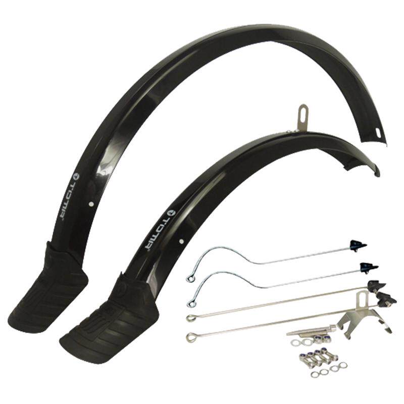 Kit Garde-boue Vélo RACEL - Noir, Universel, 24-28 Pouces, Avant Et Arrière, Neuf