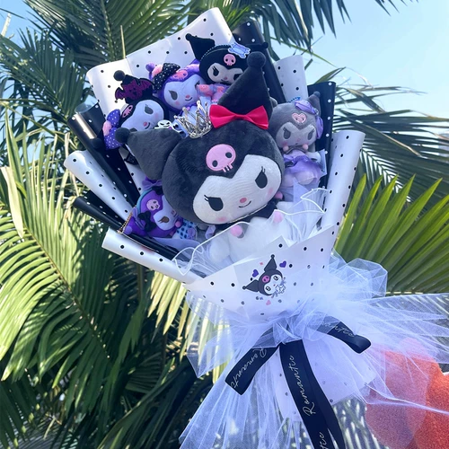 Sanrio, кукла на день Святого Валентина, букет, подарок на день рождения