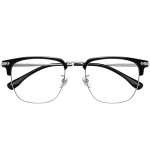 
Sven half-frame myopia glasses frame handsome high-end men's pure titanium ultra-light can be matched with anti-blue light eye frame