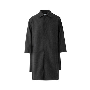 
MRCYC old money style lapel H-shaped woolen coat for men winter warm thickened woolen coat Korean style commuting wear