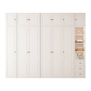 
Iron French wardrobe European formaldehyde-free children's wardrobe bedroom wardrobe wardrobe simple storage cabinet wardrobe cabinet