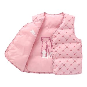 
Authentic Disney children's clothing children's down cotton vest boys inner vest outer wear girl vest 26 autumn and winter clothing