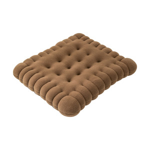 Thickened plush biscuit cushion, seat cushion, sofa cushion, futuan cute long seat cushion, seat cushion, tatami cushion