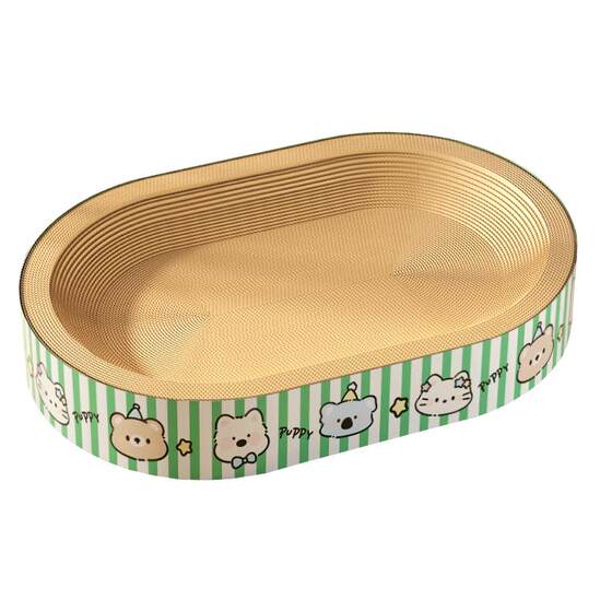 
Extra large cat scratching board cat nest integrated with all seasons universal wear-resistant and non-dissipated corrugated cardboard cat scratching basin cat claw board toy