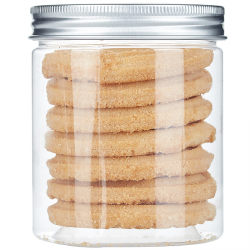 85 aluminum lid transparent plastic bottle freshness round storage box