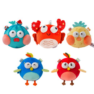 jollybaby crab jump ball baby learns party practice chasing and chasing baby toy jumping pig