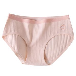 女士内裤纯棉女款抗菌7级a裆全棉无痕2025新款少女生三角短裤中腰