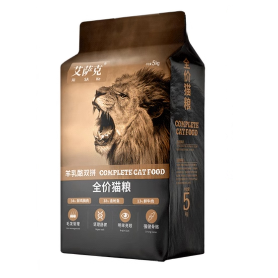 
Isaac cat food freeze-dried 10*0.5kg packed cats and kittens 5kg fattening hair gills 20 nutritional all-stage universal type
