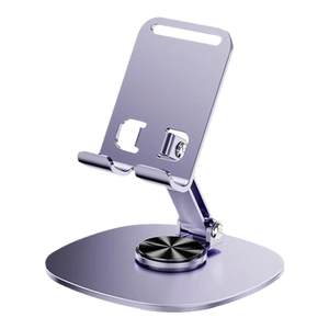 
Mobile phone stand desktop lazy tablet support stand rotatable foldable mobile phone stand live video ipad support stand aviation metal 720 rotating mobile phone stand portable