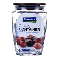 Glasslock imported glass sealed jar tea storage jar cereals dried fruit honey jam bottle with lid