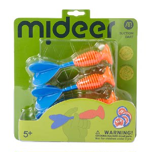 Mideer Yisulu Children's Sucking Music Soft Darts Baby Suffering Toys Soft Adhesive Safe Saudi Silicone Throw Dart