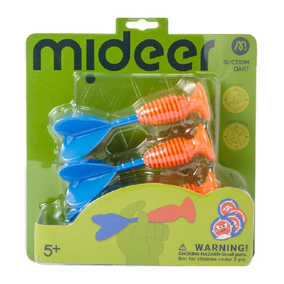 Mideer Yisulu Children's Sucking Music Soft Darts Baby Suffering Toys Soft Adhesive Safe Saudi Silicone Throw Dart