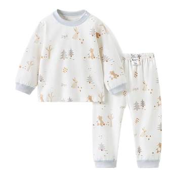
Tongtai Baby Autumn Clothes and Autumn Pants Pure Cotton Pajama Set