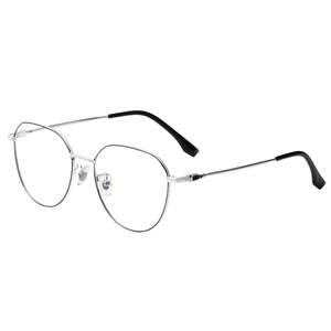 Super light pure titanium retro polygon myopia glasses frame men's online mirror matching number to prevent Blu -ray eye shelf female