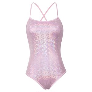 
2025 New Ice Diamond Pink Racing Swimsuit Women's Professional Sports Training Triangle One-piece Swimsuit Competitive Basic Style