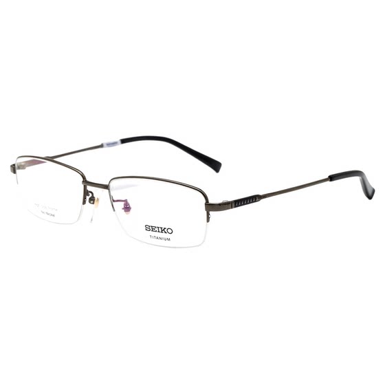 
Seiko Business Half Frame Pure Titanium Optical Glasses Frame Men's Gold Ultra Light Myopia Glasses HC1002