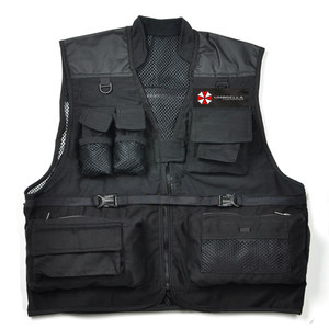 Biochemical crisis umbrella vest men's custom print photography vest jacket tide brand
