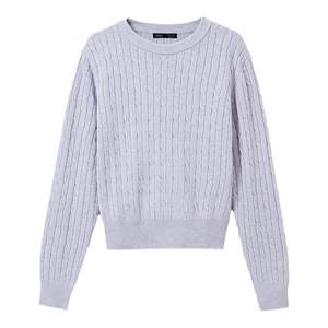 
SPAO Korean style winter ladies simple and fashionable knitted round neck sweater