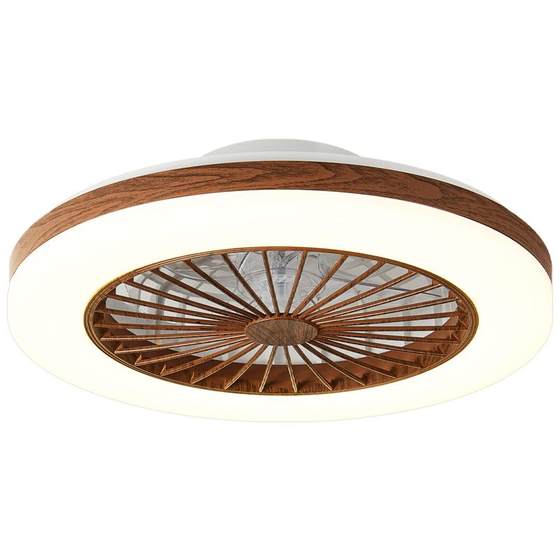 
Wrigley Walnut Color Bedroom Fan Light Second-hand Ceiling Restaurant Fan Light Super Silent 2025 New Fan Light