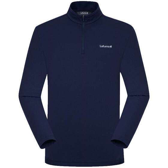 
LAFUMA Lefeiye Outdoor Commuting Hygroscopic Quick Dry Long Sleeve T-shirt Men's Stand Collar Casual Sports Top