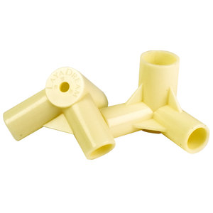 Mosquito net accessories three-way joint Mosquito net bracket corner connection thickened connection piece Trident mosquito net components