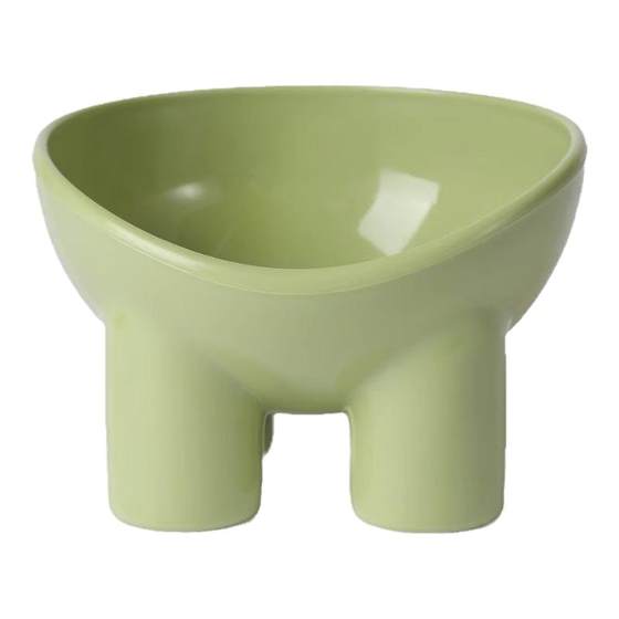 
Cat bowl Daily necessities Cat neck protection bowl Dog elephant legs anti-overturned high-leg slanted mouth dog bowl dog basin cat food bowl pet