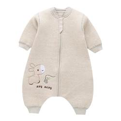 Spring and Autumn Baby Split Leg Sleeping Bag Thin Padded Warmth
